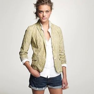 J. Crew Collection Paisley Poem Blazer - Size 4